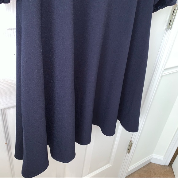 Eliza J Navy Fit and Flare Dress Size 10 - Picture 9 of 16